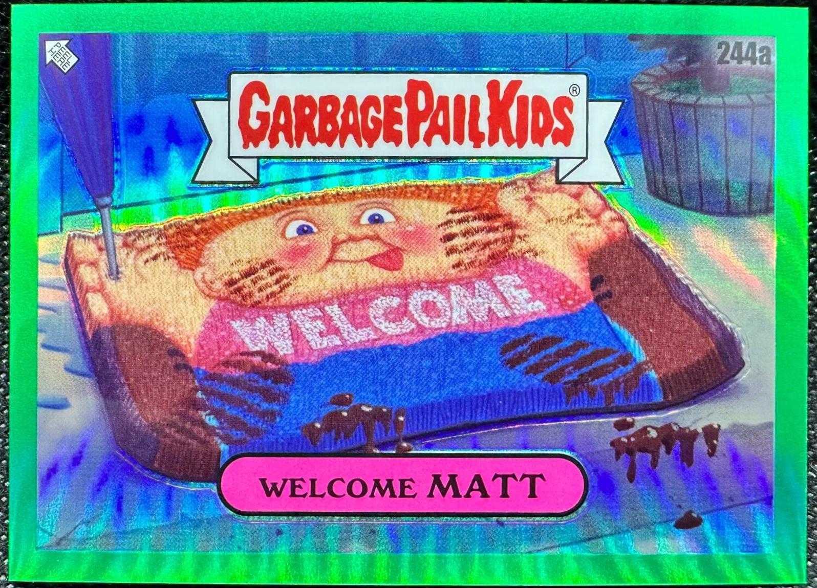 MATT [Green] 244a Prices 2023 Garbage Pail Kids Chrome