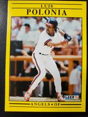 Juis Polonia #322 Baseball Cards 1991 Fleer Prices