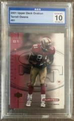 Terrell Owens Football Cards 2001 Upper Deck Ovation Prices