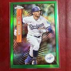 Mookie Betts [Green] Baseball Cards 2022 Topps Chrome Sonic Expose Prices
