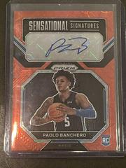 Paolo Banchero [Choice] #SS-PB Basketball Cards 2022 Panini Prizm Sensational Signatures Prices