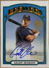 Geoff Jenkins #72FF-GJ Baseball Cards 2022 Topps Archives 1972 Fan Favorites Autographs Prices