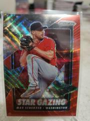 Max Scherzer [Red Wave Prizm] Baseball Cards 2020 Panini Prizm Star Gazing Prices