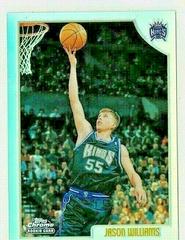 Jason Williams [Refractor] Basketball Cards 1998 Topps Chrome Prices