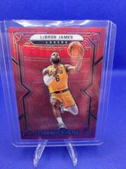 LeBron James [Red] #6 Basketball Cards 2021 Panini Obsidian Prices