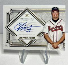 Chipper Jones #DCA-CJ Baseball Cards 2022 Topps Definitive Autograph Collection Prices