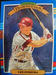 Len Dykstra [Diamond Kings] Baseball Cards 1991 Donruss Prices