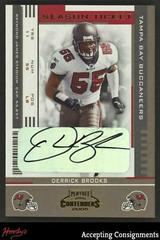 Derrick Brooks [Autograph] #93 Football Cards 2005 Playoff Contenders Prices