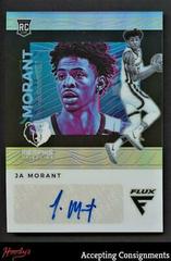 Ja Morant [Silver] Basketball Cards 2019 Panini Chronicles Flux Rookie Autographs Prices