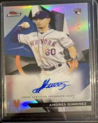 Andres Gimenez Baseball Cards 2021 Topps Finest Autographs Prices