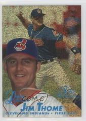 Jim Thome [Row 0] #77 Baseball Cards 1997 Flair Showcase Legacy Collection Prices