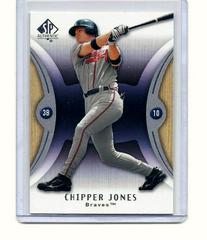 Chipper Jones #1 Baseball Cards 2007 SP Authentic Prices
