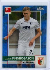 Alfred Finnbogason [Blue Wave Refractor] Soccer Cards 2020 Topps Chrome Bundesliga Prices