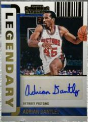 Adrian Dantley [Gold] Basketball Cards 2022 Panini Contenders Legendary Autographs Prices