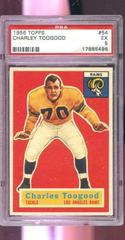 Charley Toogood #54 Football Cards 1956 Topps Prices
