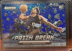 Scoot Henderson [Blue Shimmer] #20 Basketball Cards 2023 Panini Prizm Draft Picks Break Prices