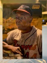 Hank Aaron [Orange] #102 Baseball Cards 2021 Stadium Club Chrome Prices