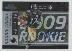Mike Wallace [Autograph] #124 Football Cards 2009 Playoff Contenders Prices