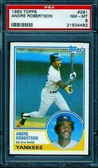 Andre Robertson Baseball Cards 1983 Topps Prices
