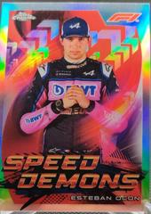 Esteban Ocon #SD-EO Racing Cards 2022 Topps Chrome Formula 1 Speed Demons Prices