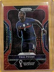 Paul Pogba [Red Mojo] Soccer Cards 2022 Panini Prizm World Cup Prices