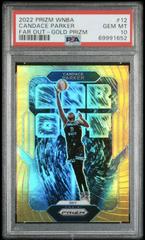 Candace Parker [Gold] #12 Basketball Cards 2022 Panini Prizm WNBA Far Out Prices
