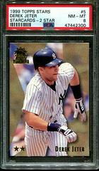 Derek Jeter [2 Star] #5 Baseball Cards 1999 Topps Stars Prices