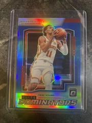 Trae Young [Blue] #11 Basketball Cards 2021 Panini Donruss Optic Elite Dominators Prices