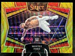 Montez Ford [Gold Wave] #11 Wrestling Cards 2023 Panini Select WWE Snapshots Prices