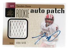 Tandon Doss [Autograph Patch] Football Cards 2011 SP Authentic Prices