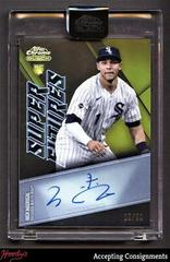 Nick Madrigal [Gold Refractor] Baseball Cards 2021 Topps Chrome Black Super Futures Autographs Prices