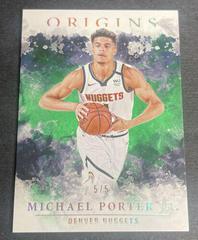Michael Porter Jr. [Green] #11 Basketball Cards 2020 Panini Origins Prices