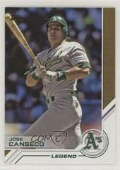 Jose Canseco Baseball Cards 2017 Topps Salute Prices