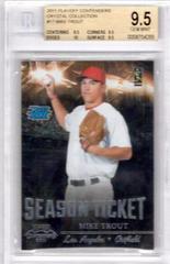 Mike Trout [Crystal Collection] #17 Baseball Cards 2011 Playoff Contenders Prices