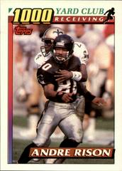 Andre Rison #7 Football Cards 1991 Topps 1000 Yard Club Prices