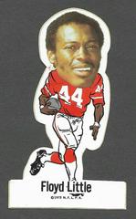 Floyd Little Football Cards 1972 NFLPA Vinyl Stickers Prices