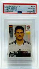 Mario Gomez #224 Soccer Cards 2008 Panini UEFA Euro Sticker Prices