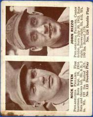 Nick Etten, John Rizzo Baseball Cards 1941 Double Play Prices