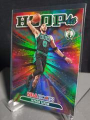 Jayson Tatum [Holo] Basketball Cards 2022 Panini Hoops Hoopla Prices