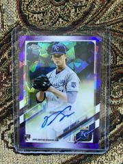 Brady Singer [Purple] #RA-BS Baseball Cards 2021 Topps Chrome Update Sapphire Rookie Autographs Prices