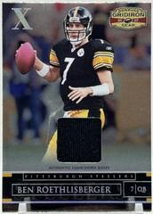 Ben Roethlisberger [Jersey X's] #76 Football Cards 2008 Panini Donruss Gridiron Gear Prices