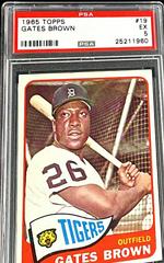Gates Brown #19 Baseball Cards 1965 Topps Prices