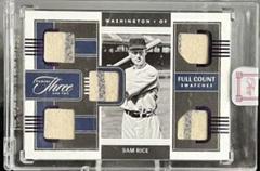 Sam Rice [Two Strikes] #FCS-SR Baseball Cards 2022 Panini Three and Two Full Count Swatches Prices