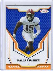Dallas Turner #44 Football Cards 2024 Sage Prices