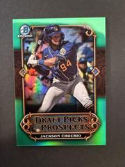 Jackson Chourio [Green] Baseball Cards 2023 Bowman Draft Picks & Prospects Prices