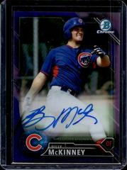 Billy McKinney [Purple Refractor] #CPA-BM Baseball Cards 2016 Bowman Chrome Prospect Autograph Prices