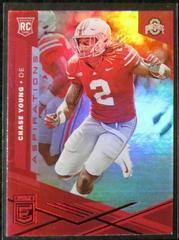 Chase Young [Red] #3 Football Cards 2020 Panini Chronicles Draft Picks Prices