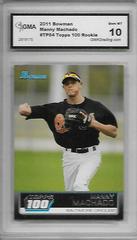 Manny Machado Baseball Cards 2011 Bowman Topps 100 Prices