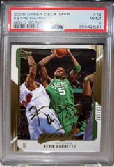 Kevin Garnett Gold Script #12 Basketball Cards 2008 Upper Deck MVP Prices
