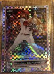 Brendan Donovan [Xfractor] Baseball Cards 2022 Topps Chrome Update Autographs Prices